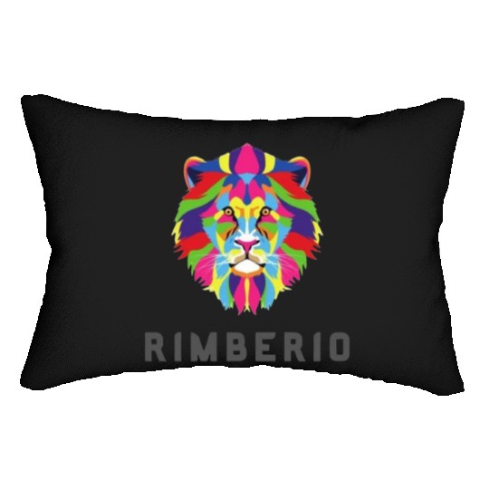 Remberio Lion Graphic Design – Bold, Creative & Pr Lumbar Pillows