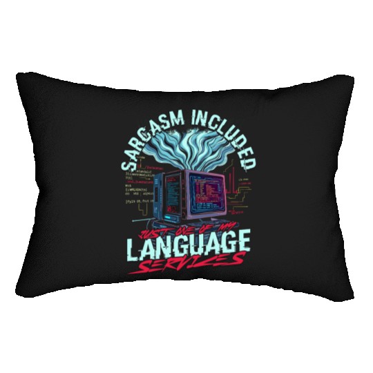 Computer Linguist Lumbar Pillows