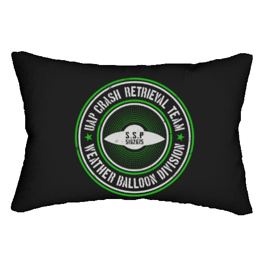 UAP Crash Retrieval Team | Orbs UFOs Aliens UAPs Lumbar Pillows