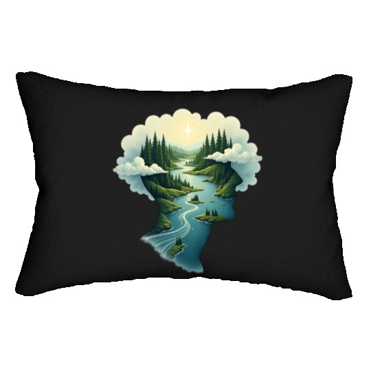 Nature’s Mind – A Green Perspective Lumbar Pillows