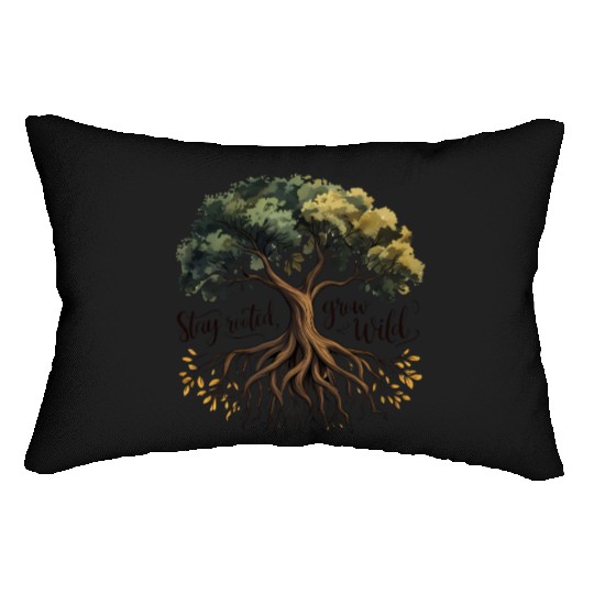 Rooted Growth - Nature's Wisdom Lumbar Pillows