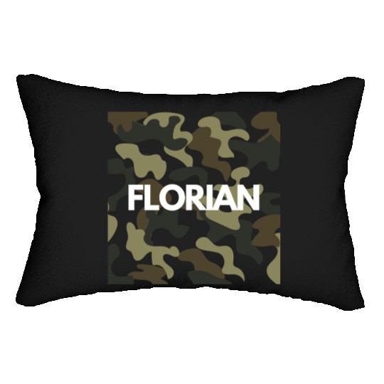 Florian Name Lumbar Pillows Men Good Quality Camouflage
