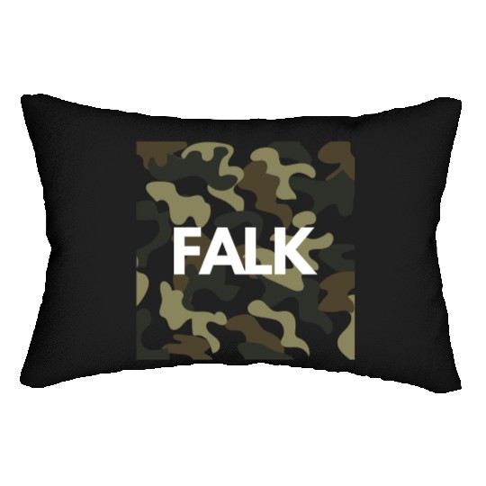 Falk Name Lumbar Pillows Men Good Quality Camouflage