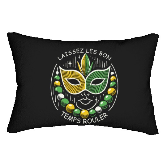 Mardi Gras Laissez Les Bon Temps Rouler Lumbar Pillows