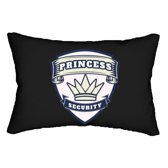 princess security birthday Lumbar Pillows