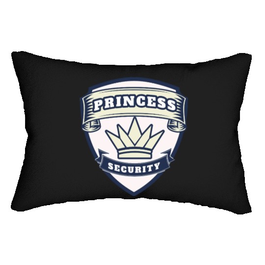 princess security birthday Lumbar Pillows