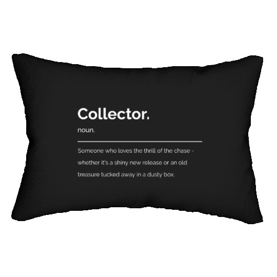 Sports Card Collector Definition Lumbar Pillows