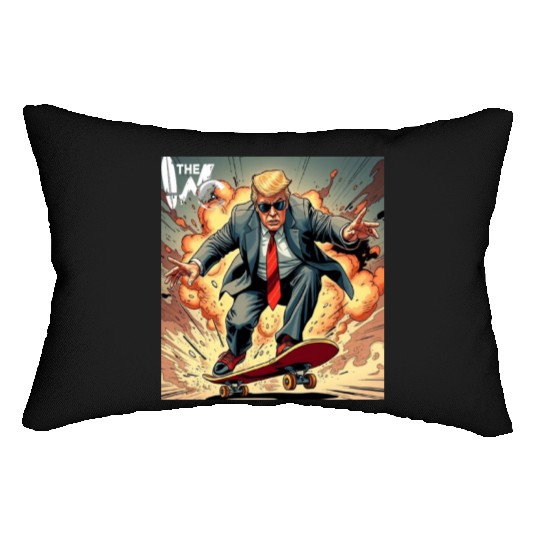 TRUMPS SKATEBOARDING 2 Lumbar Pillows