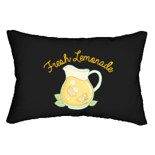 Fresh Lemonade Lumbar Pillows