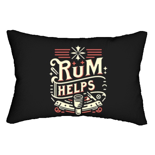 Rum Helps 11 Lumbar Pillows