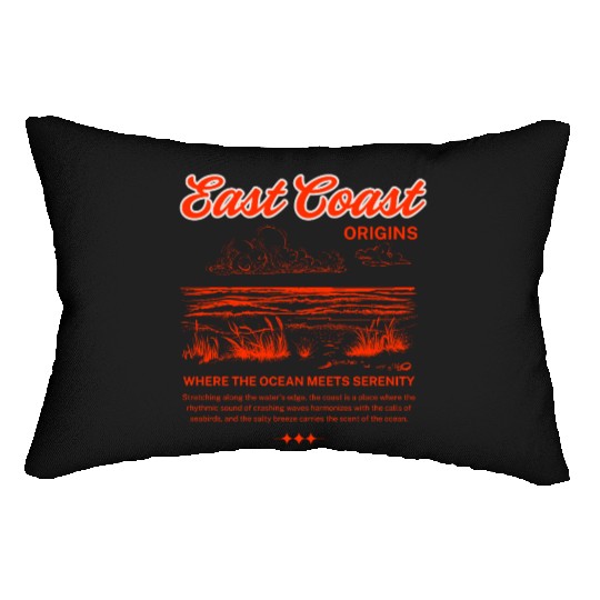 East Coast Origins Lumbar Pillows – Ocean Serenity Design