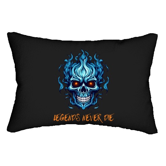 Legends never die Lumbar Pillows