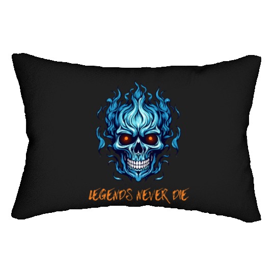 Legends never die Lumbar Pillows