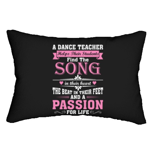 A Dance Teacher Helps Their Students Find The Song Lumbar Pillows