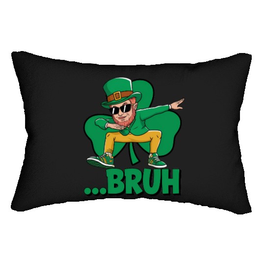Irish Drinking Team Lumbar Pillows St. Paddy's Day Meme