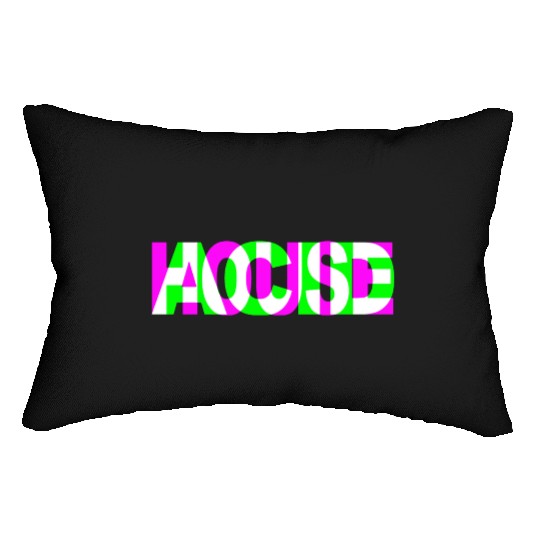 Acid House Techno Raver Lumbar Pillows