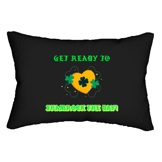 Get ready to Shamrock the Day Lumbar Pillows