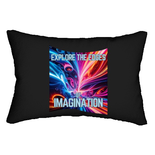 Surreal Spectrum - Explore the edges of imaginatio Lumbar Pillows