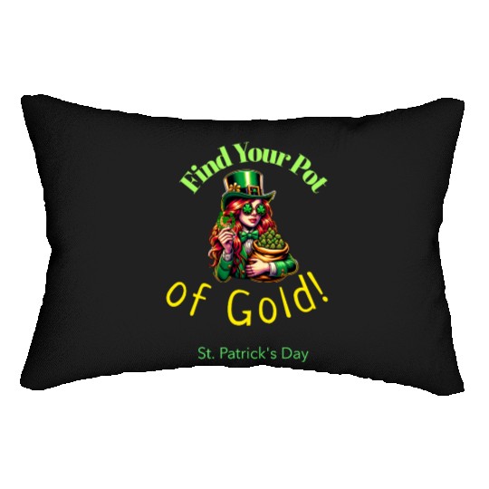 Find Your Pot of Gold Lumbar Pillows