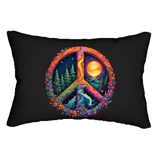 Peace on Earth Lumbar Pillows