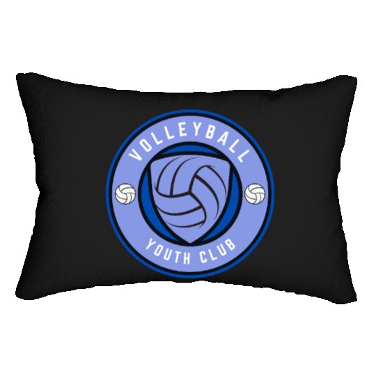 volleyball youth club Lumbar Pillows