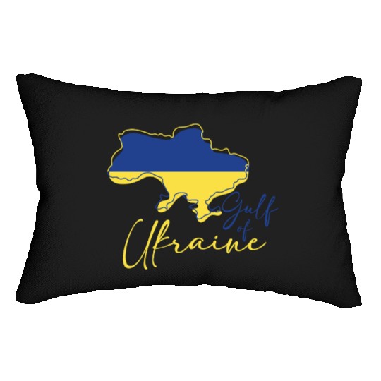 Azov and black sea of Ukraine Lumbar Pillows