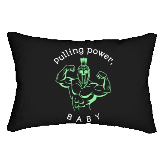 Gym workout merch Lumbar Pillows