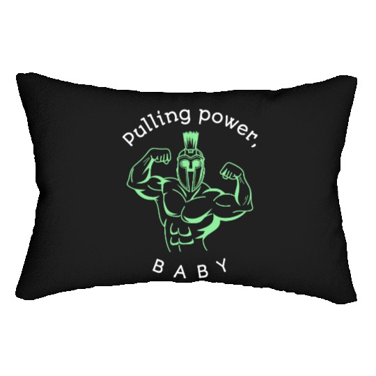 Gym workout merch Lumbar Pillows