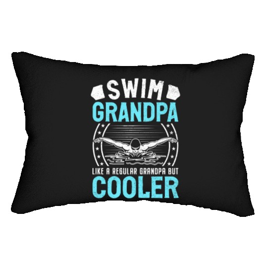 Swim Grandpa - Classic Stars & Stripes Edition Lumbar Pillows