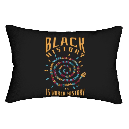 trend black history world history Lumbar Pillows pr et ai