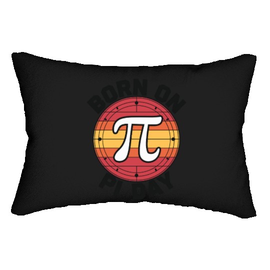 Born on Pi Day Celebration for Math Enthusiasts Lumbar Pillows