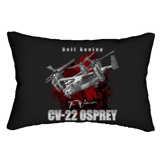 CV22 Osprey Us Air Force Hybrid Aircraft Lumbar Pillows