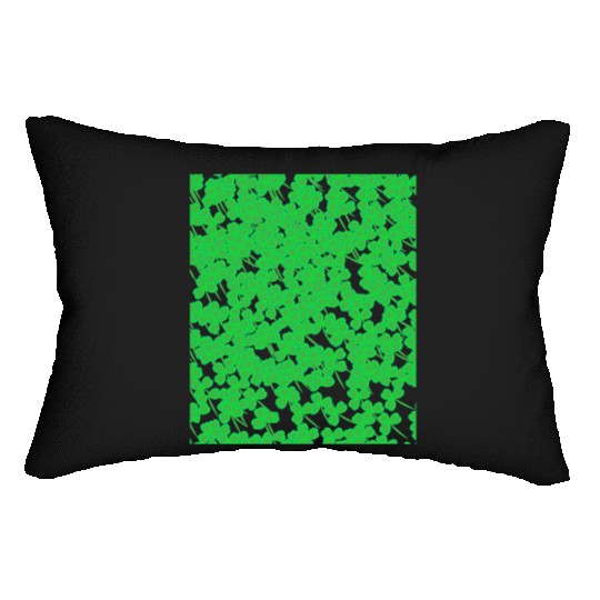 Lucky Shamrock Hearts – St. Patrick’s Day Green Lumbar Pillows
