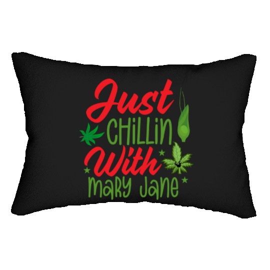 JUST CHILLIN WITH MARY JANE Lumbar Pillows