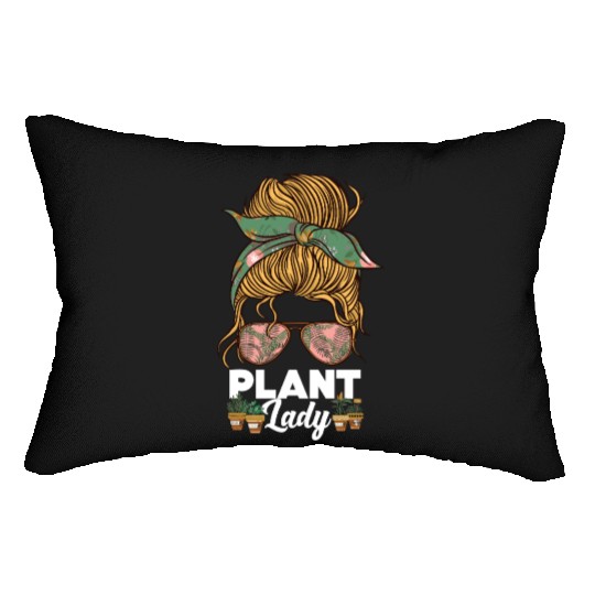 Plant Lover Gardening Plant Lady Lumbar Pillows
