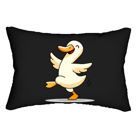 Dancing duck Lumbar Pillows