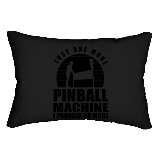 Funny Pinball Player Flipper Pinballer Flipping Lumbar Pillows