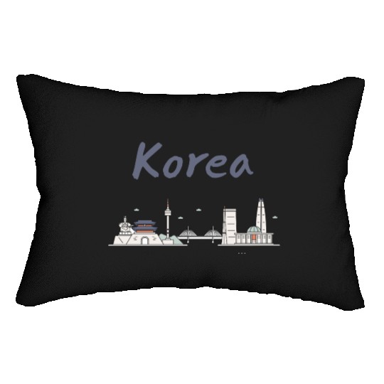 Korea | Minimalist Korean Aesthetic Typography Des Lumbar Pillows