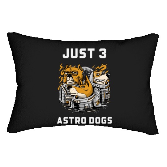 Just 3 Astro Dogs Best Selling Lumbar Pillows