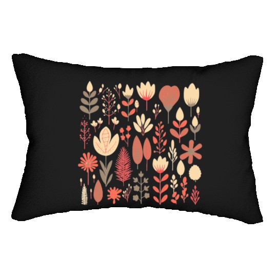 Spring Flowers Lumbar Pillows
