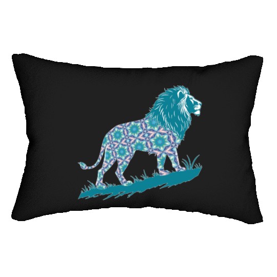 Star of David Pattern 8 Lion of Judah Lumbar Pillows