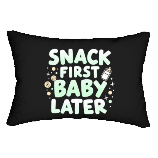 Pregnancy Cravings Funny Maternity Food Baby Bump Lumbar Pillows