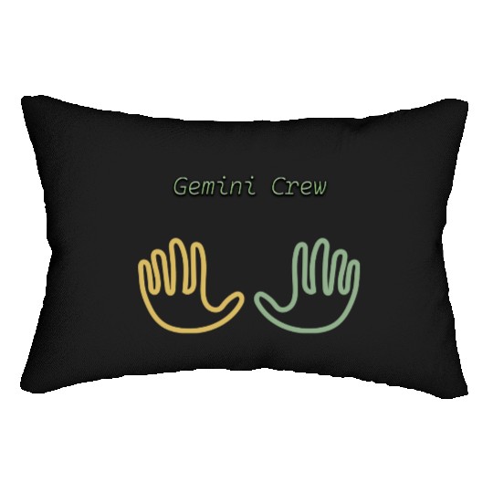 New, Original Gemini Symbol Lumbar Pillows