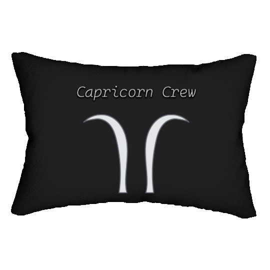 New, Original Capricorn Symbol Lumbar Pillows