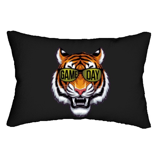 Tiger Jungle Game Day Tiger Lover Jungle Spor Lumbar Pillows