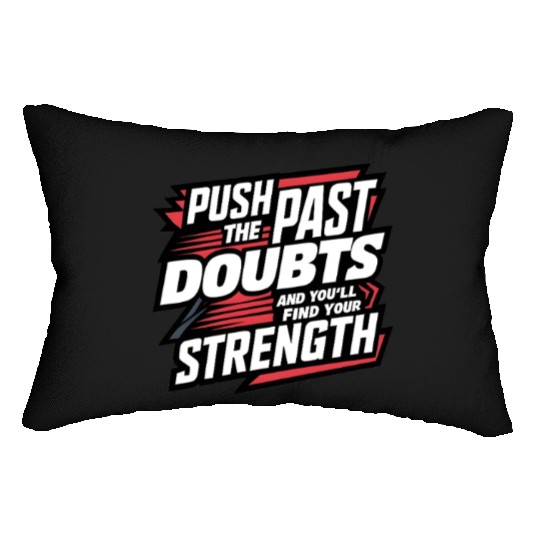 Self Growth Mindset Motivation Inner Strength Lumbar Pillows