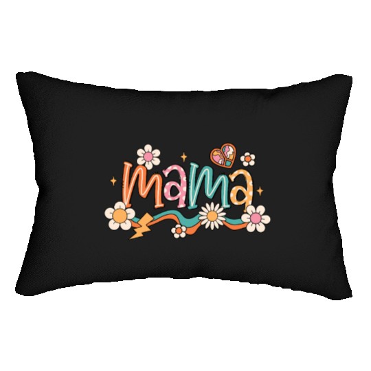 Retro Mama Groovy Mother’s Day Lumbar Pillows
