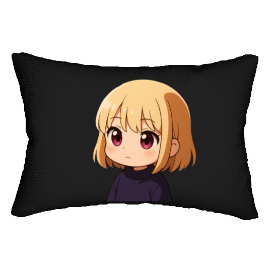 Cha Hae-In chibi version Lumbar Pillows