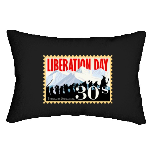 Liberation Day, There & Back Again 1930's Lumbar Pillows