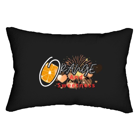 Orange and sweetness Lumbar Pillows